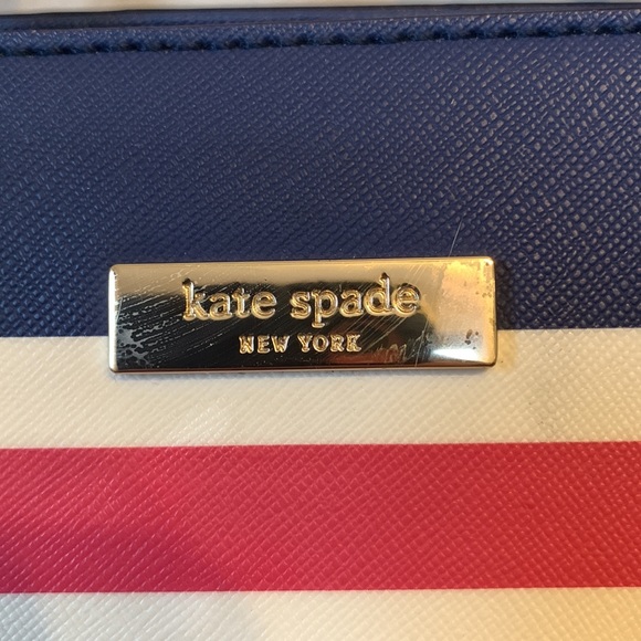 Kate Spade Evangelie Laurel Way Striped Satchel - Picture 4 of 14